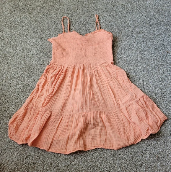 Anthropologie Flowy Coral Womens Blouse Top Size Medium - Picture 1 of 16